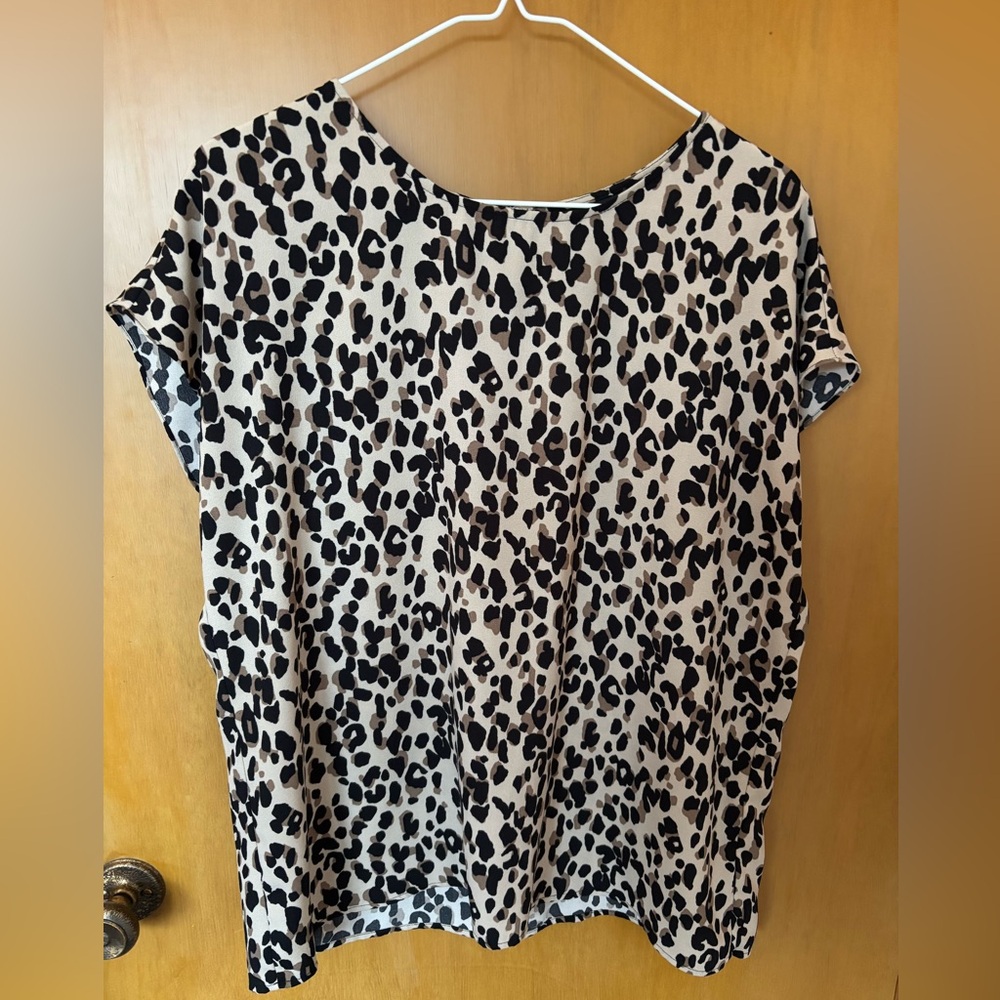 Halogen Animal Print Top